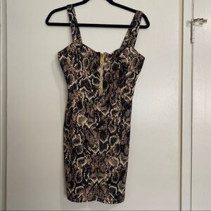 NWOT Snakeskin BodyCon Dress